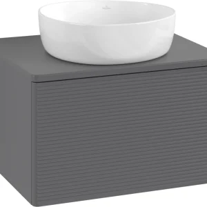 Meuble sous-lavabo Villeroy & Boch Antao Anthracite mat Solde